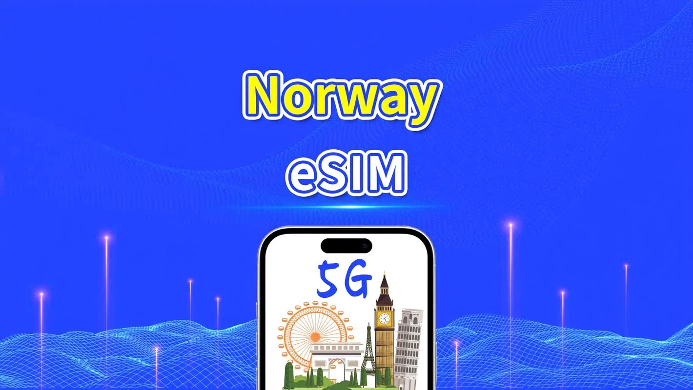 Norway eSIM | 5G/4G | High-speed data | 24 hours | 1-30 days | QR code