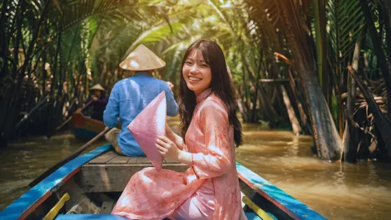 [Départ de Hô-Chi-Minh-Ville] Excursion d'une journée sur le Mékong | Expérience en sampan + Balade dans les vergers