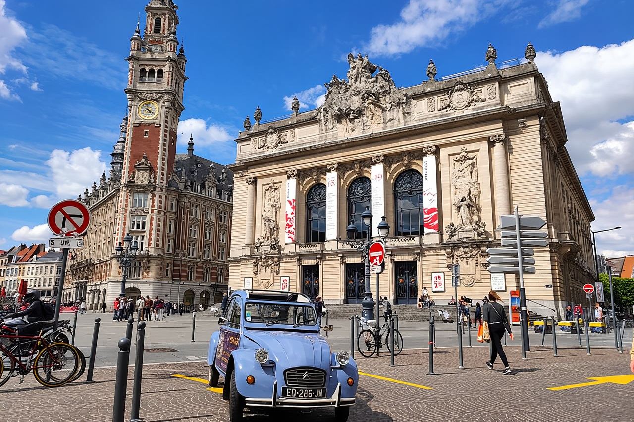 Einzigartige Tour durch Lille im Cabriolet 2CV - 1 Stunde