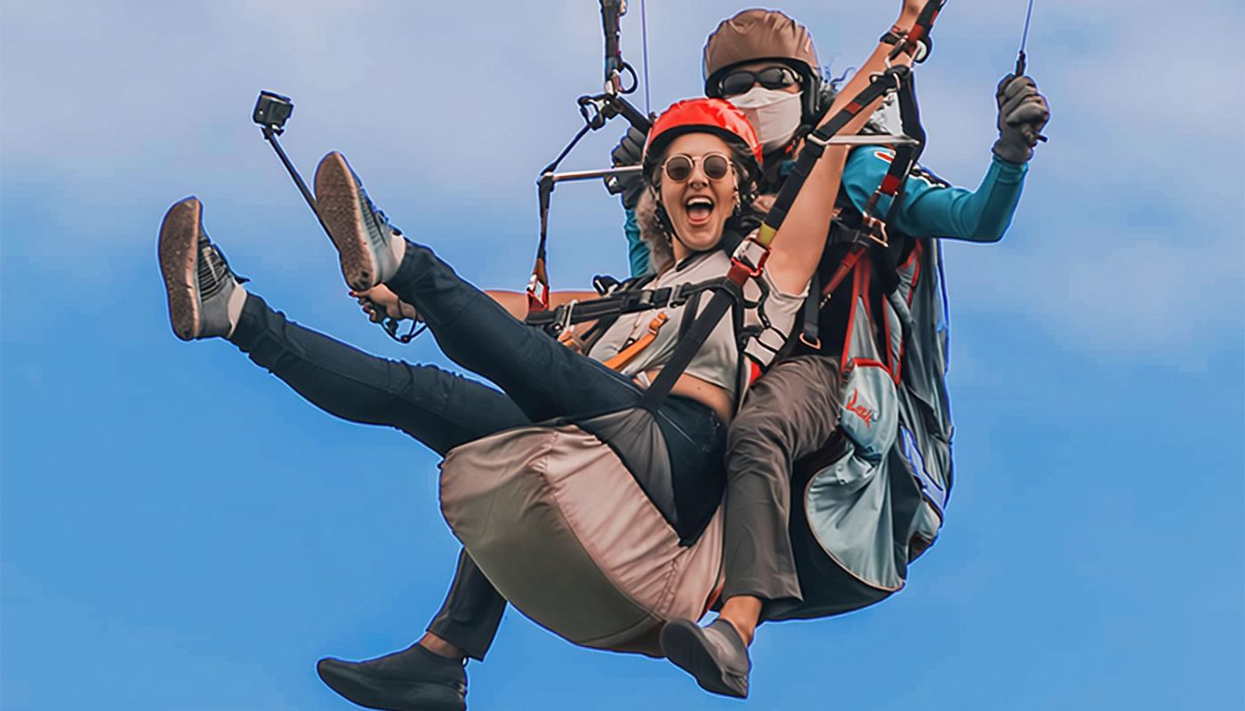 美娜多滑翔傘飛行體驗【Manado滑翔傘Tumpa飛行體驗【贈視頻】 白水河漂流五色湖市區遊】