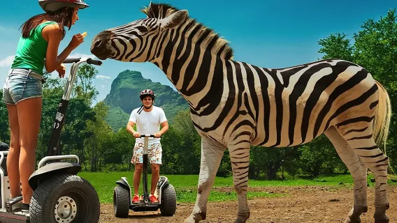 El encantador sur de Mauricio: excursión de un día completo que incluye el Parque Casela, almuerzo y traslado.