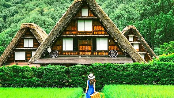 Ontdek de Gassho-dorpen die op de Werelderfgoedlijst staan: Shirakawa-go, Nagoya, Japan + dagtrip naar Hida Takayama