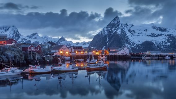 Norway + Fløen Mountain + Fantoft Stave Church + Bryggen Museum one-day tour