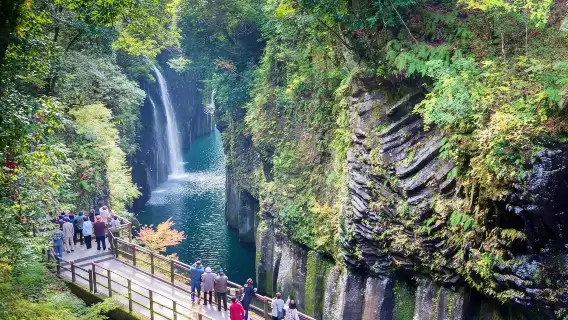 1-day tour of Takachiho Gorge, Amaterasu Railway, and Amanoyasukawara in Miyazaki, Kyushu, Japan
