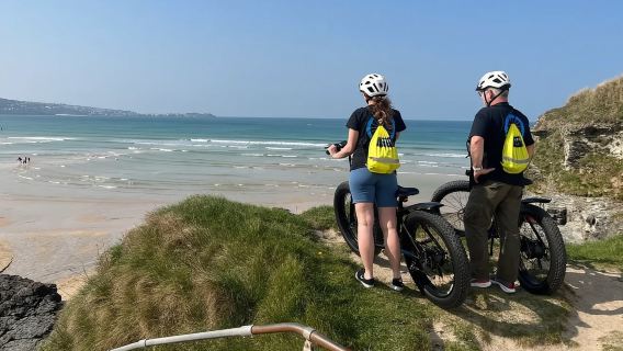 Hayle: noleggio di 4 ore di bici elettriche con pneumatici Fat