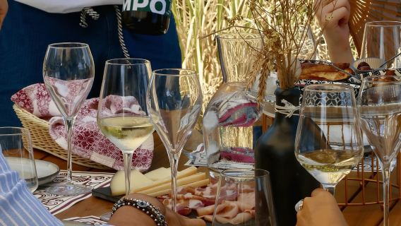 Boutique-Weingut-Tour mit Weinprobe und Essen in Bologna