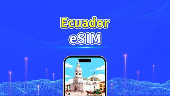 Ecuador eSIM | 4G | Tages-/Gesamt-Datenpaket | 1–30 Tage | 24-Stunden-Abrechnung | QR-Code