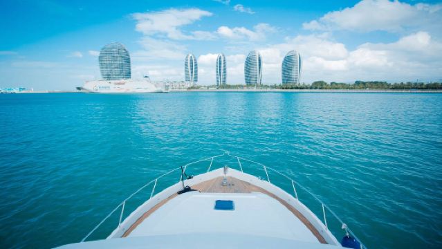 【佛山遊艇租賃】廣東佛山豪華飛橋遊艇包船出海+贈送水果飲料+遊艇KTV