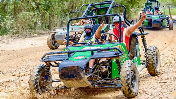 Passeio de Buggy em Grupo Pequeno para a Caverna d'Água e Praia de Macao
