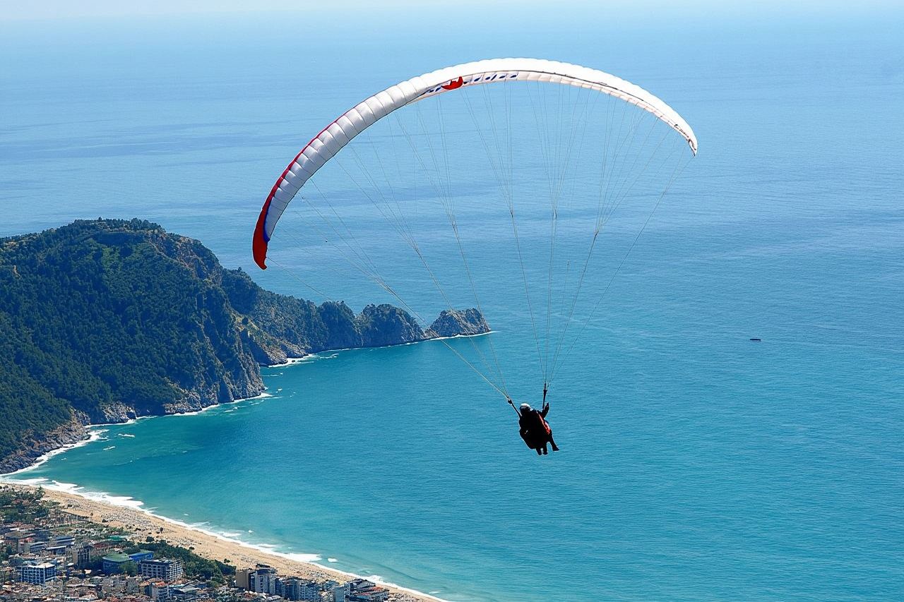 Esperienza di parapendio ad Alanya con pilota autorizzato