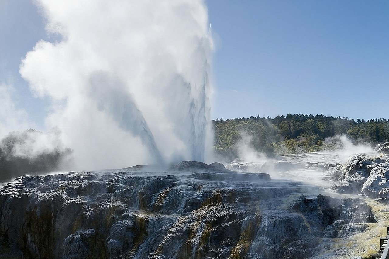 오클랜드 출발 로토루아 소규모 그룹 일일 투어