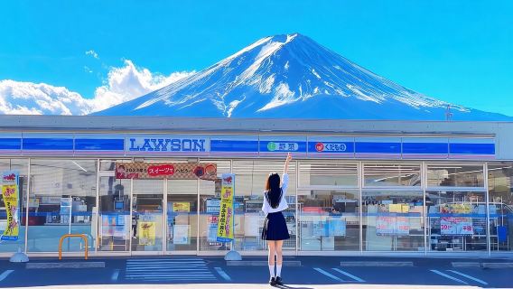 Япония, Токио, Вулкан Фудзияма, Кавагучи и Яманакако, Lawson/Nichikawa: однодневный тур | Панорамные фото для соцсетей