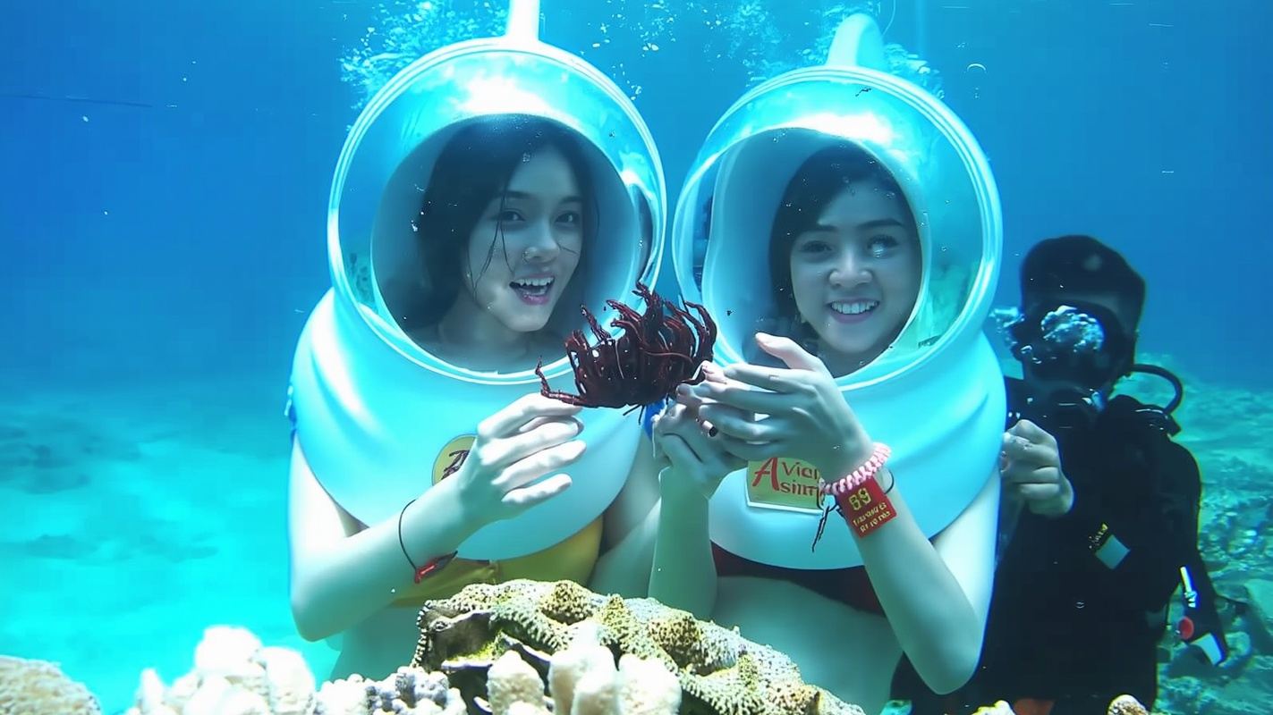 Vietnam Phu Quoc Island OP DIVE CENTER half-day tour [underwater walk experience + hotel pickup and drop-off + speedboating]