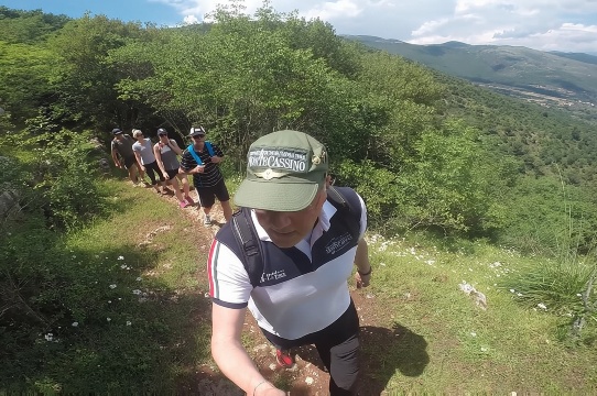 Dấu chân trên Đường mòn Chiến trường Monte Cassino