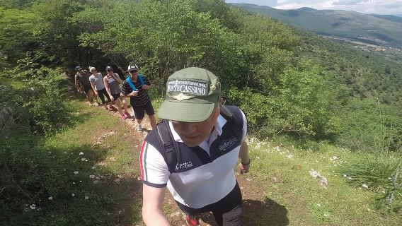 Fußspuren auf den Schlachtfeldpfaden von Monte Cassino