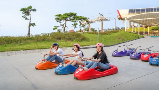 Dagsrejse til Ganghwa Island i Incheon: Rutsjebane + Koreansk traditionel middag + Populær kaffecafé-oplevelse