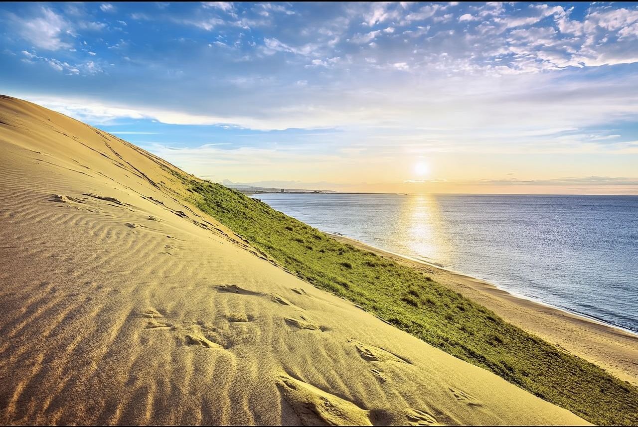 日本鳥取沙丘+柯南小鎮+柯南之家+米花商街店-【中文包車】