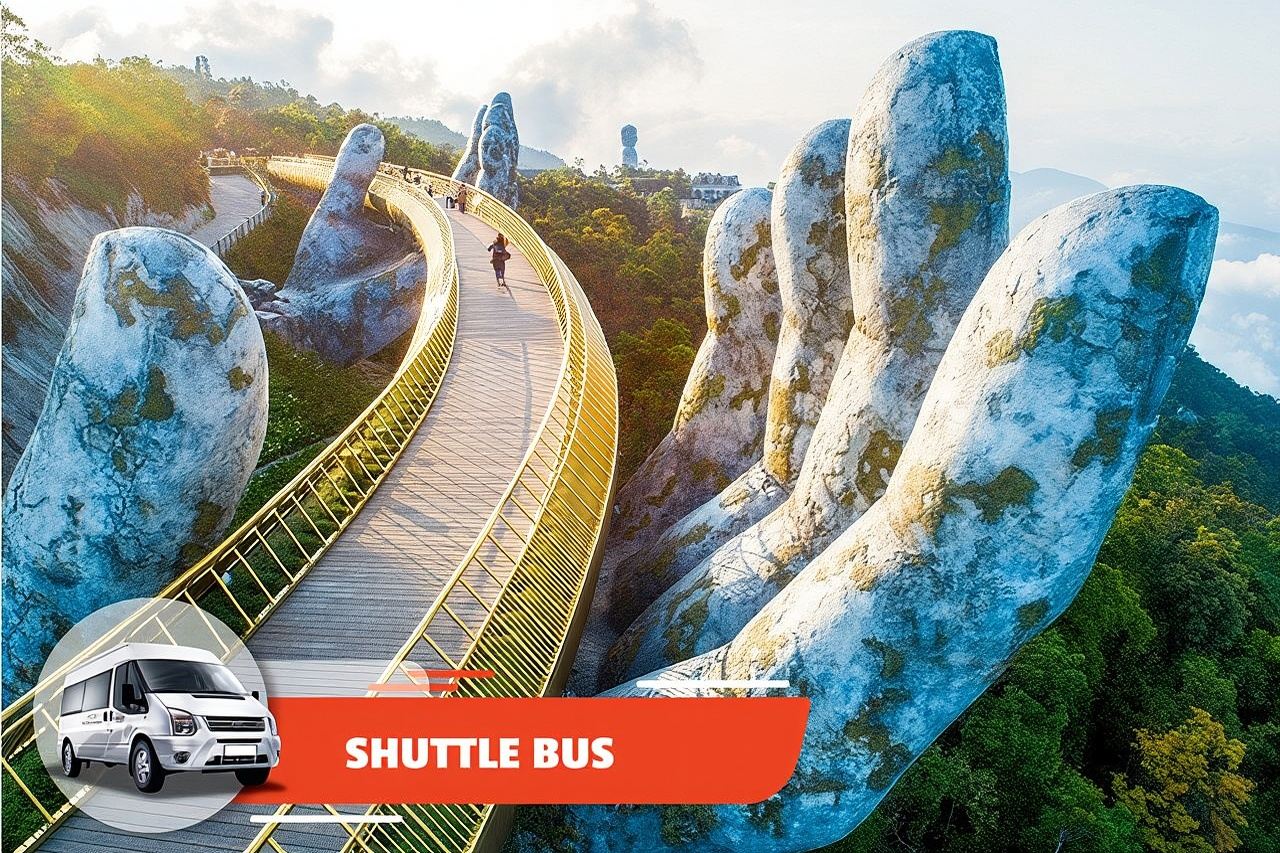 Da Nang – Golden Bridge (Ba Na Hills) Shuttle Bus Round Trip