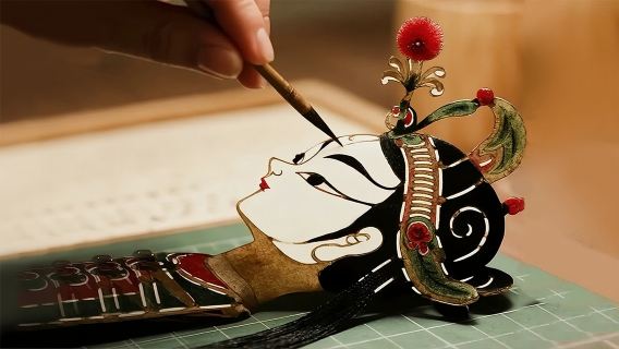 易俗社非遺研學手工體驗-【皮影上色】約40分鐘<自製成品可帶走>