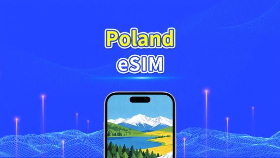 Poland eSIM | High-Speed ​​Data | 5G/4G | Daily/Data Package | 24-Hour | 1-30 Days | QR Code
