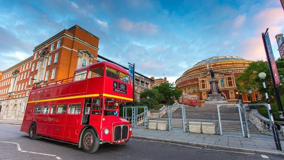 Historische London-Bustour inklusive optionaler Bootsfahrt mit Blick auf das London Eye