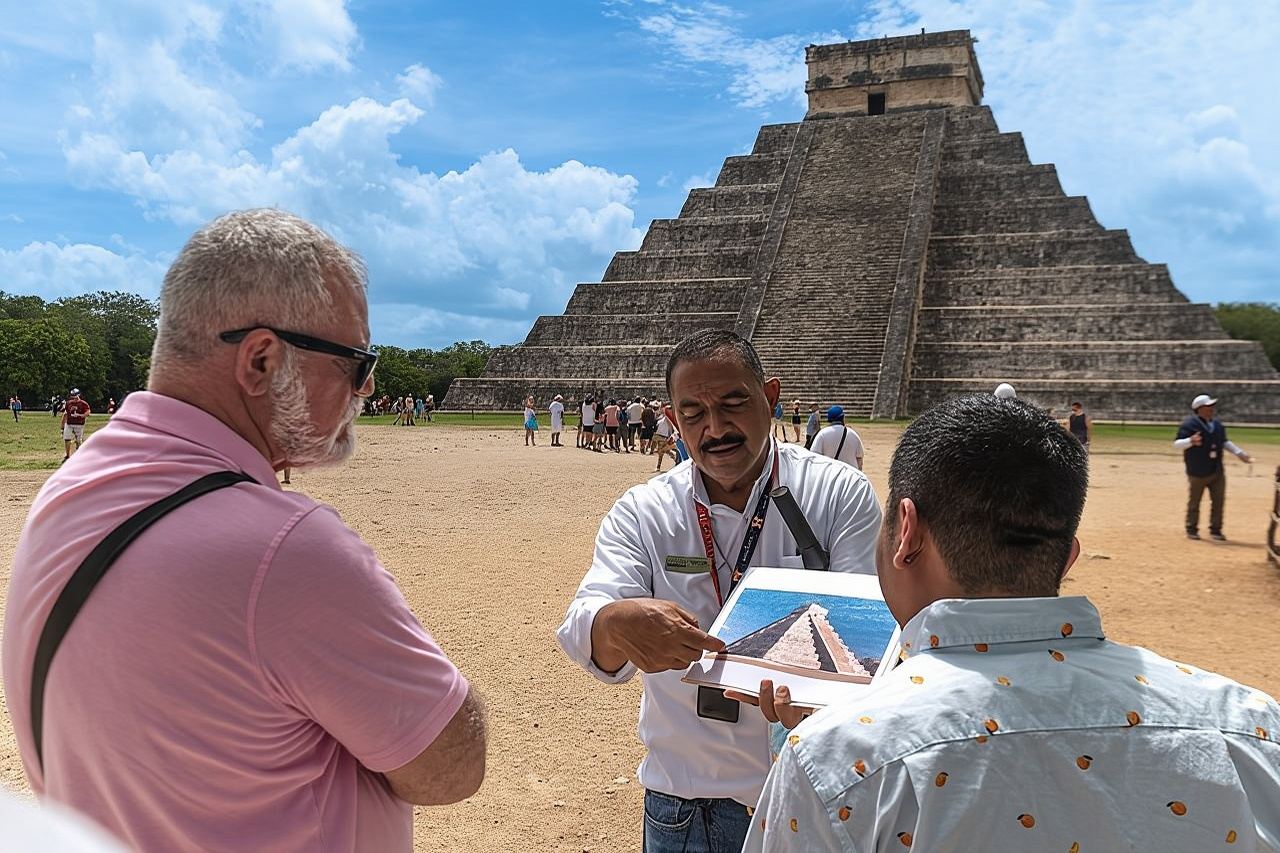 Geführte Tour nach Chichén Itzá und Cenote sowie nach Valladolid mit Mittagessen