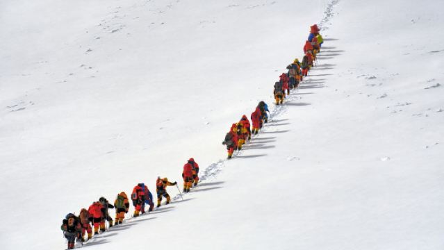 Randonnée vers le camp de base de l'Everest