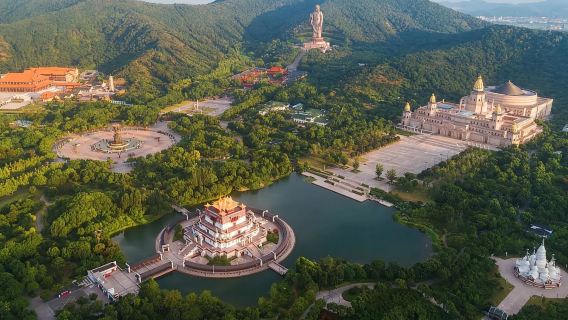 無錫古運河クルーズ船+霊山小鎮拈花湾+霊山大仏|貸切チャーター日帰りツアー【中英露仏独西】#