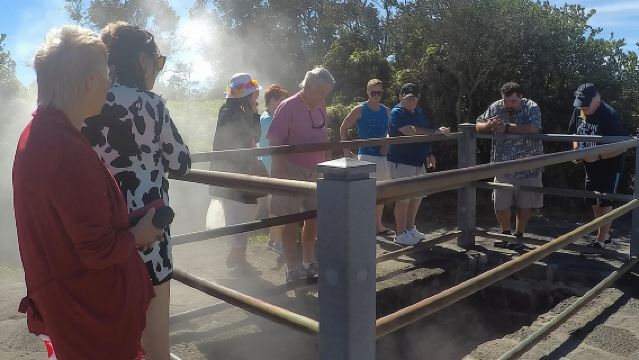 Escursione a terra da Hilo: Parco Nazionale dei Vulcani e Spiaggia di Sabbia Nera