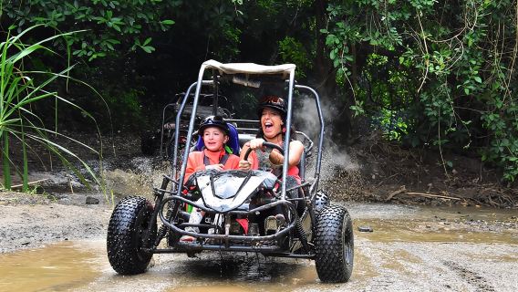 Тур на квадроциклах и багги по джунглям Роатана с ленивцами и остановкой на историческом пляже