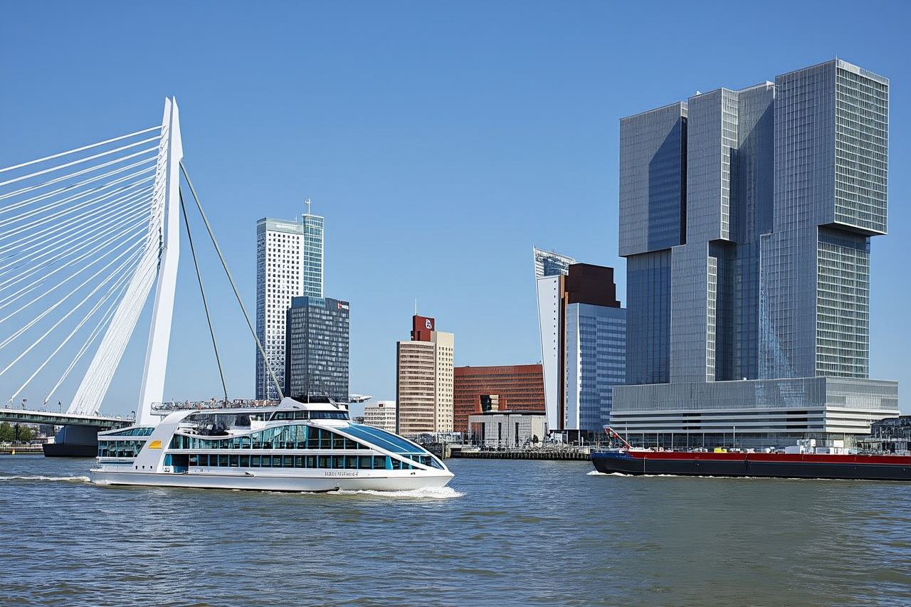 Rotterdam harbor cruise