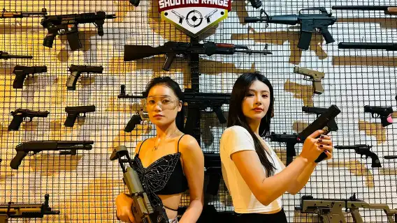 普吉島芭東步行街射擊場 paragon真槍靶場實彈射擊