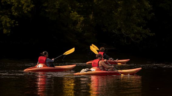 Mont-Tremblant: Selbstgeführte Kajak-/Paddleboard-Tour auf dem Rouge River