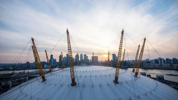 Londra: esperienza di arrampicata sul tetto dell'O2 Arena