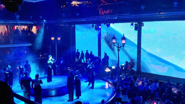 Tangovoorstelling in Señor Tango