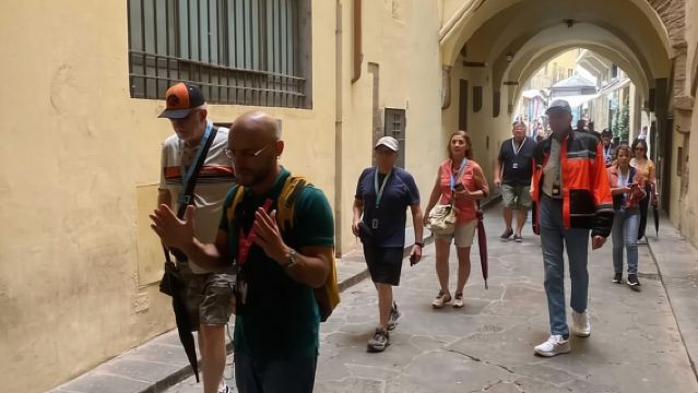Recorrido a pie en grupo por Florencia