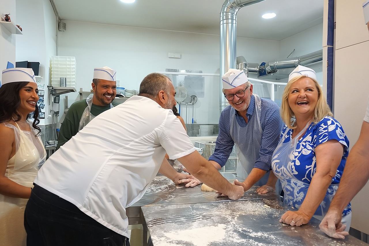 คลาสสอนทำพิซซ่าต้นตำรับในเนเปิลส์ พร้อมอาหารว่างและเครื่องดื่ม