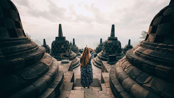 Borobudur Temple Climb To The Top & Prambanan Temple - 1 day tour