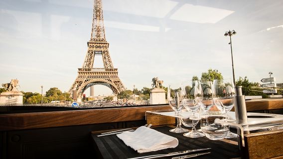 Visite gastronomique panoramique de Paris en Bus(déjeuner/dîner en option + vues panoramiques)
