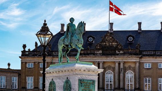 Mermaid + New Harbor + Amalienborg + Kastellet Castle + Frederick's Church one-day tour
