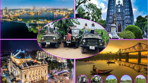 Hanoi-Jeep-Tour in kleiner Gruppe mit All-inclusive-Angebot