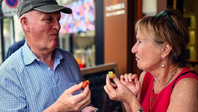 Paris St Germain Food Tour with Cheeses, Foie Gras, Wines & More