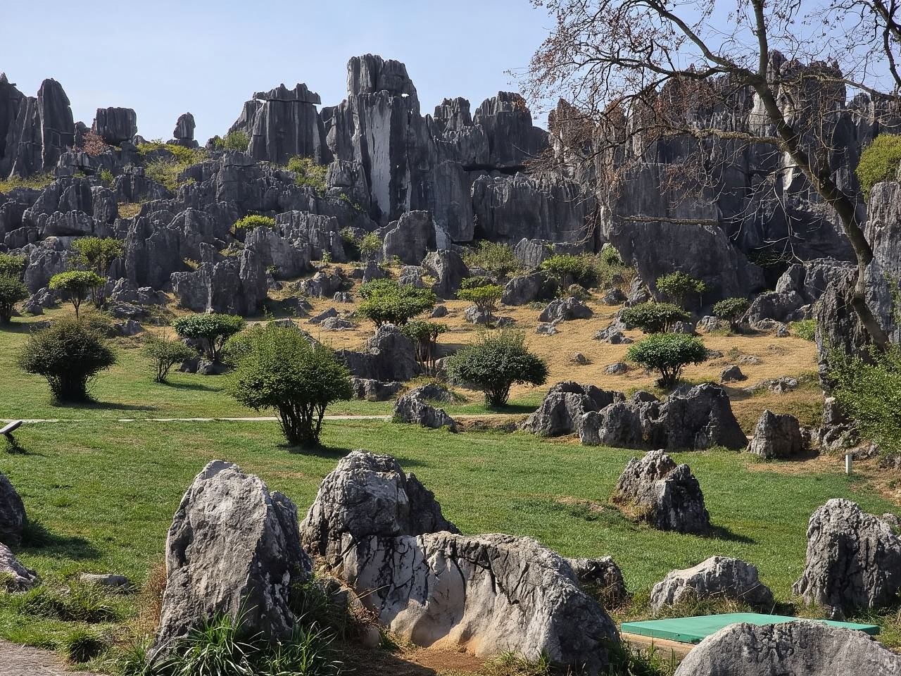 ป่าหินคุนหมิง + อาหารกลางวันเป็ดย่างอี๋เหลียง + เหมาทัวร์มุสลิมหมู่บ้านหุยและมัสยิด