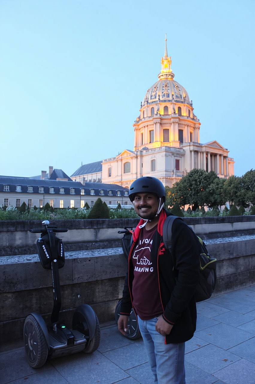 Segway private tour Lights of Paris