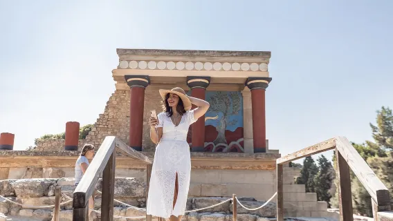 Creta: Entradas electrónicas al Palacio y Museo de Cnosos con audioguías