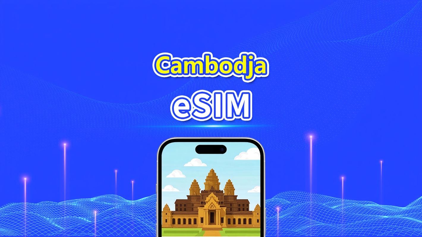 Cambodja eSIM | 4G | Dagelijks/Totaal datapakket | 1–30 dagen | Natuurlijke dagafrekening | QR-code