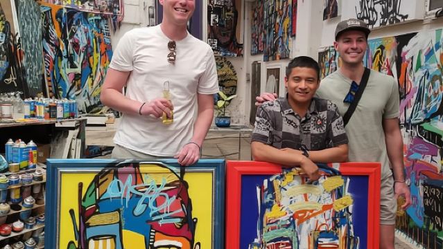 參觀當代藝術工作坊與工作室