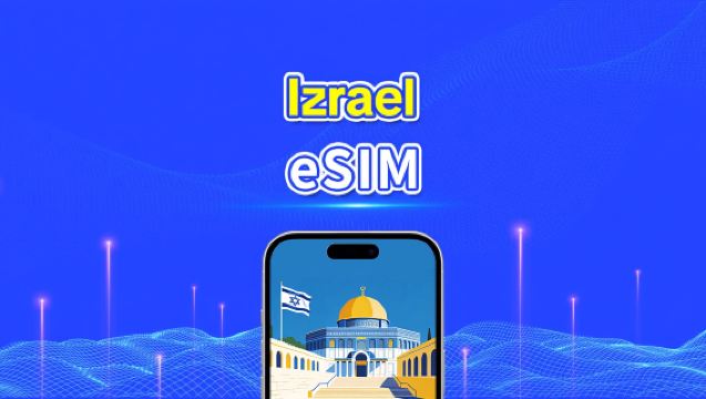 Izrael eSIM | 5G/4G | Pakiety dzienne/pakiety danych | 1-30 dni | Rozliczanie 24-godzinne | Kod QR
