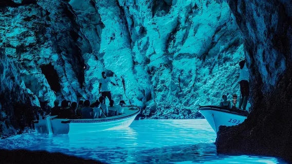 Blue cave, Mamma Mia and Hvar, 5 islands speedboat tour