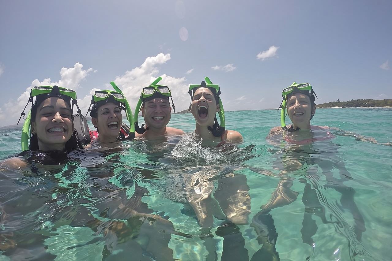 Icacos-Strandtagespaket mit Wassertaxi-Transfer ab Fajardo